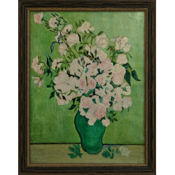 Vaso di rose bianche -...
